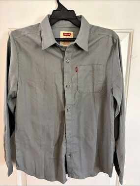 Levi's Classic One Pocket Standard Fit Shirt Boy's Gray